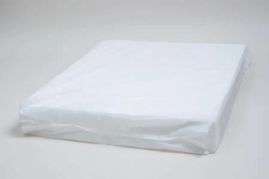 20x5x30 white bedspread and linen plastic high density bag
