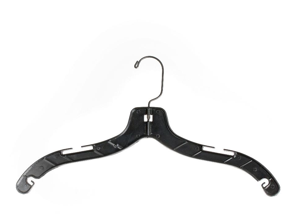 5400 SBX Adult Black with Black Hook Top Hanger
