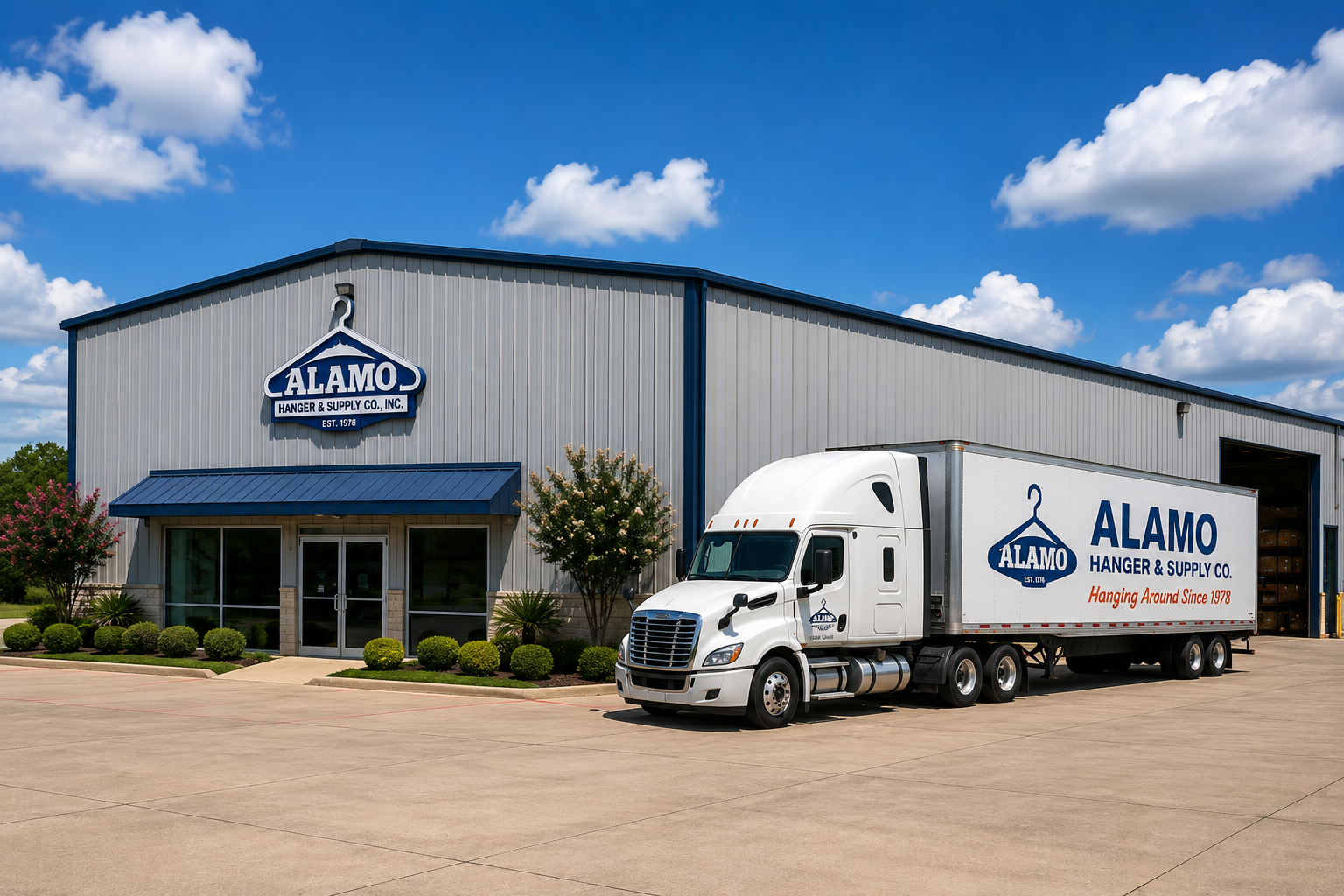 Alamo Hanger & Supply Co. branded service visual