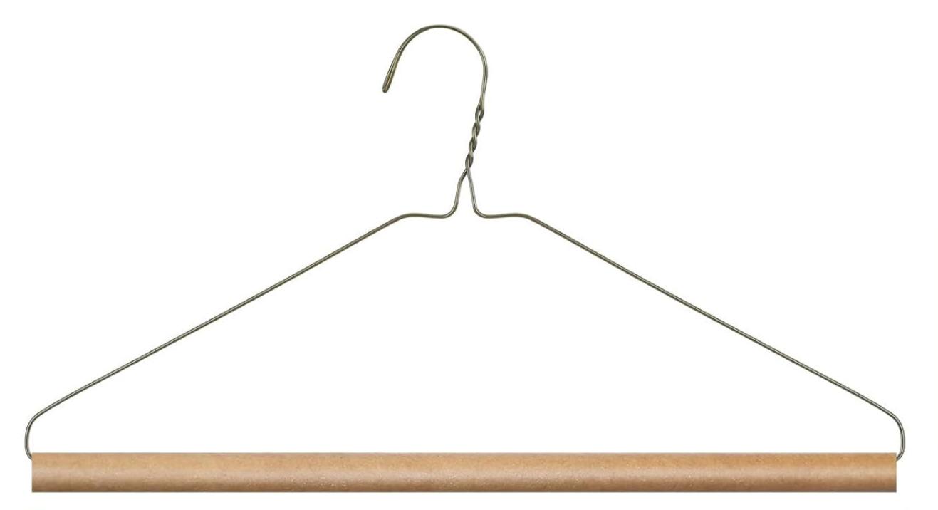 STRUT 16 inch Gold Tone Wire with Brown Tube Strut Hanger